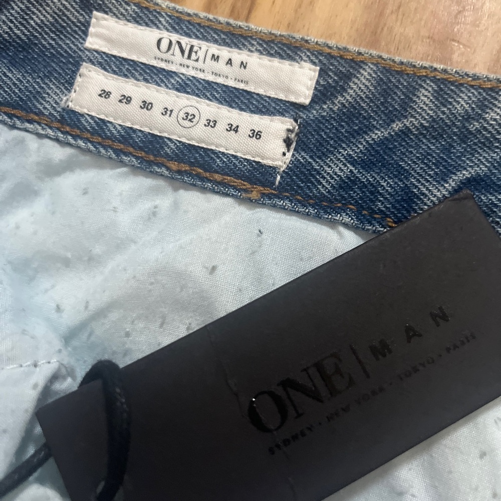 Men’s One Teaspoon One Man Low Slung Mr. Brown Jeans in Whiskey Waist Size 32 - Picture 2 of 11